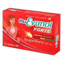 Ibu Evanol Forte rápida acción x 20 capsulas